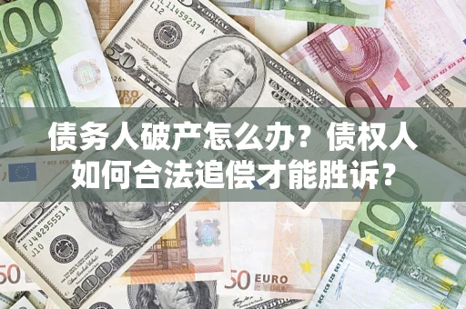 北京债务人破产怎么办？债权人如何合法追偿才能胜诉？