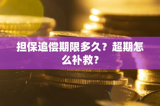 北京担保追偿期限多久？超期怎么补救？