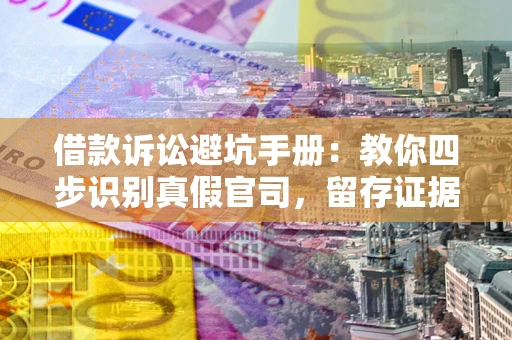 北京借款诉讼避坑手册：教你四步识别真假官司，留存证据不踩雷