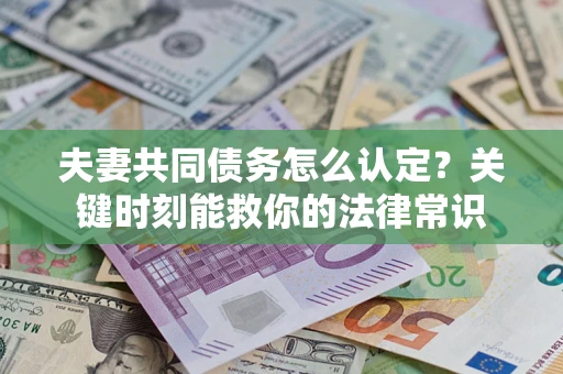 北京夫妻共同债务怎么认定？关键时刻能救你的法律常识