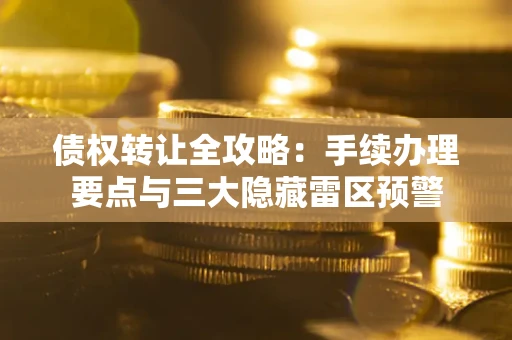 北京债权转让全攻略：手续办理要点与三大隐藏雷区预警